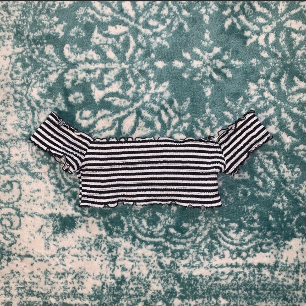 PINK off the shoulder bikini top